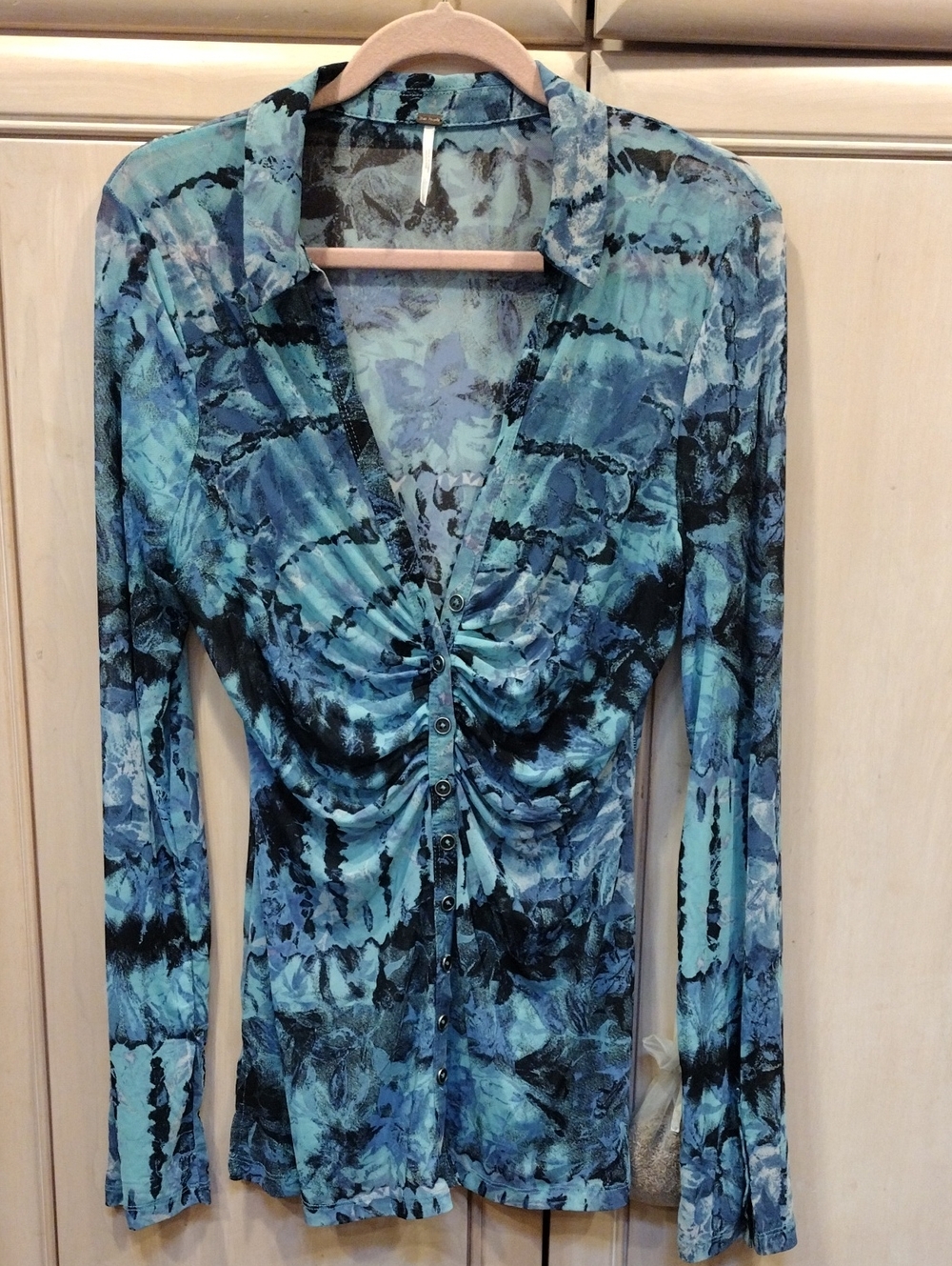 Free People Lucky Shirtee Large NWOT
